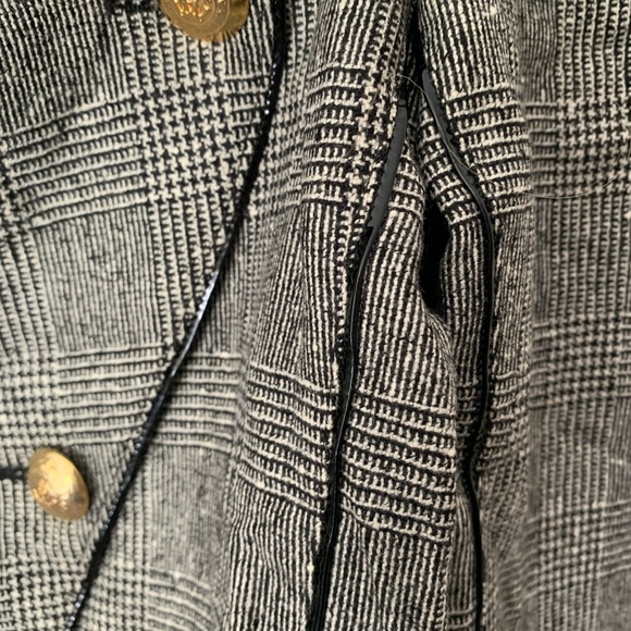 NWT Roberto Cavalli | Vintage Y2K Era Plaid Wool Blazer Jacket Sz 40 - Picture 4 of 10